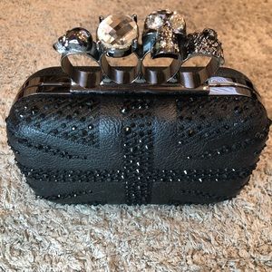 Unique Clutch with “Brass Knuckle” Handle